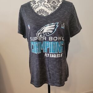 Philadelphia Eagles Official Fanatics Super Bowl LII Champions Women's V-neck T-